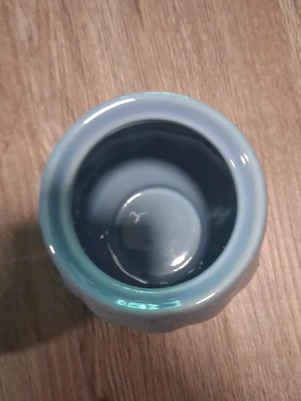 Longaberger Light Blue Stoneware Sugar Bowl And Creamer